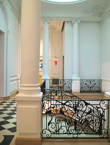 Another shot of the amazing second floor entrance hall.