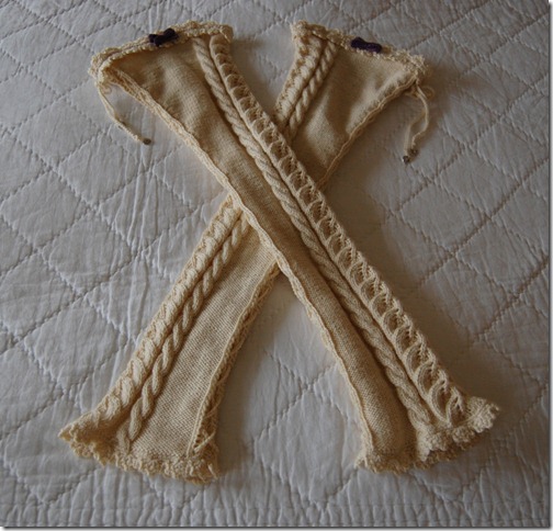 VIVE MARIA LEGWARMERS CHALK1