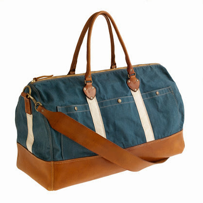 This Wallace & Barnes weekender is the perfect duffel for casual weekend trips to the beach. ($475, jcrew.com) This Wallace & Barnes weekender is the perfect duffel for casual weekend trips to the beach. ($475, jcrew.com)