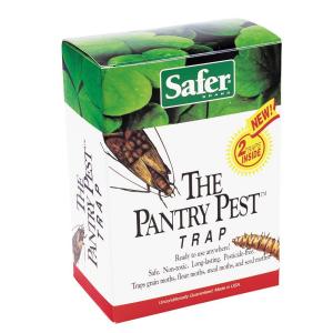 Safer Brand's Pantry Pest trap protects grains, flours, and other dried foods from the critters that love them using a pheromone lure and nontoxic glue.