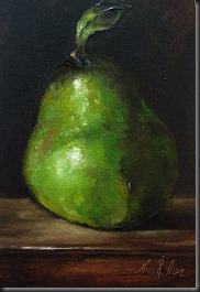 Green Anjou Pear 7x5