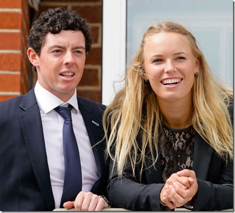 Caroline Wozniacki and Rory Mcllroy