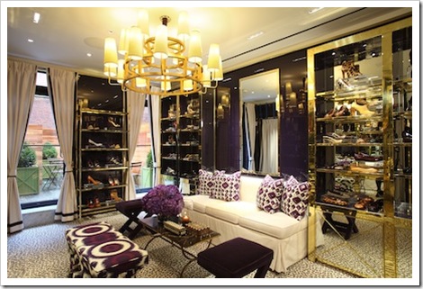 purple closet