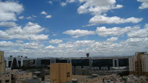 The advance party of clouds make their way to Pune