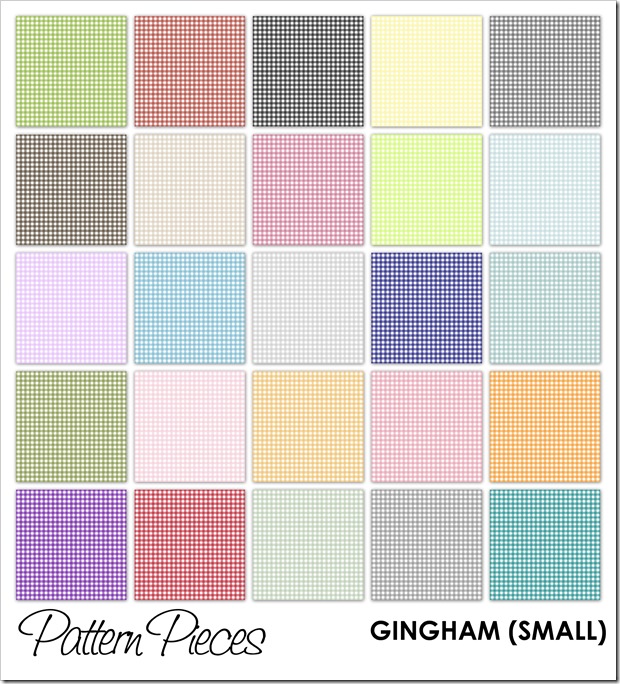 IMAGE - Pattern Pieces - Gingham (Small)