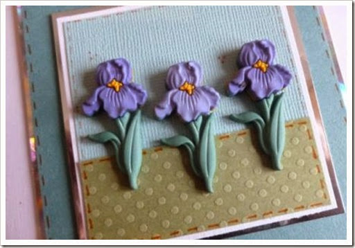 Iris Anniversary Card Iris Anniversary Card