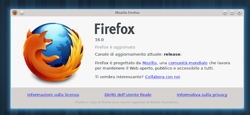 Mozilla Firefox 16 