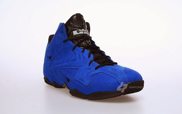 Nike LeBron XI 11 EXT Blue Suede Detailed Pictures