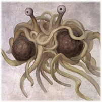 c0 The Flying Spaghetti Monster is often cited as a ridiculous alternative to God in order to demonstrate religious absurdity