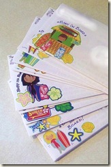 Lullaby Luau envelopes