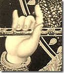 Krishna's hand