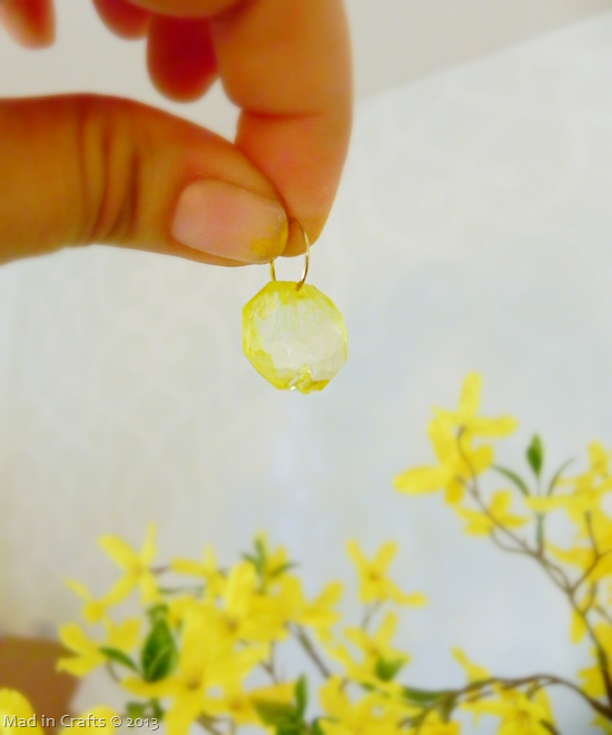 charm painted with transparent glass paint charm painted with transparent glass paint