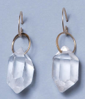 Melissa Joy Manning rock crystal drop earrings, $250, http://shopbird.com/