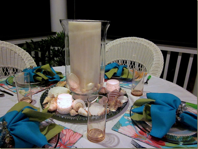 table with night shadows