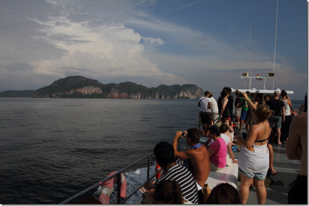 Arriving at the stunning Ko Phi Phi Islands