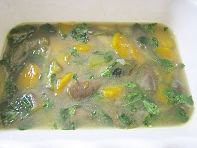 eggplant, squash and malunggay soup, 240baonn