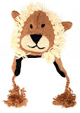 Fleece-lined Knitted Wool Hat Art No. 6302 Lion