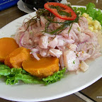 Typical peruvian ceviche Typical peruvian ceviche