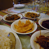 One of the first of countless rice and curries to come.