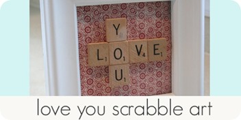 love you scrabble art