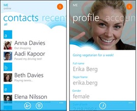Skype for windows phone