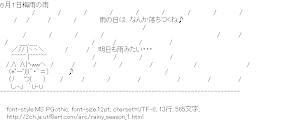 [AA]梅雨の雨