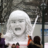 There was no sign for this sculpture, so I'm not sure who it is - probably an anime character