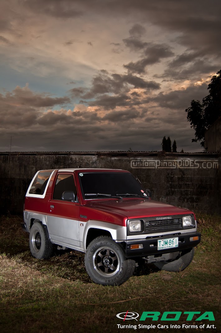 Daihatsu Feroza ROTA Wheels Grid Type-X Custom Pinoy Rides