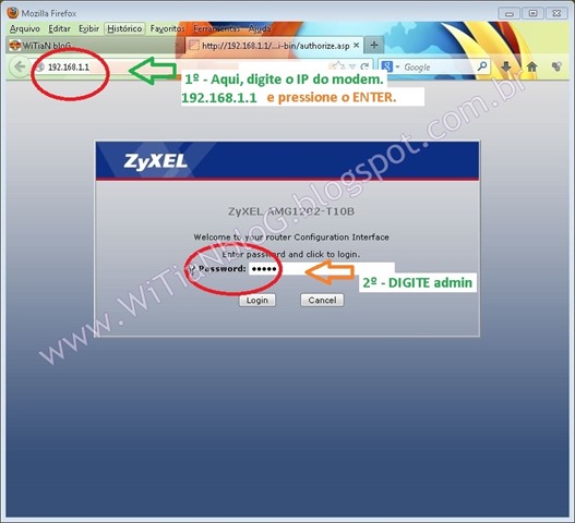 ip do modem ip do modem