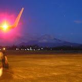 Gunung Klabat as seen from Manado airport (Daniel Quinn, August 2010)