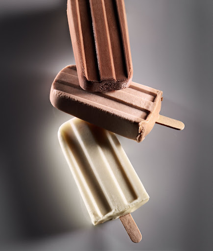 Dark-, milk-, and white-chocolate ice pops (Martha Stewart Living)
