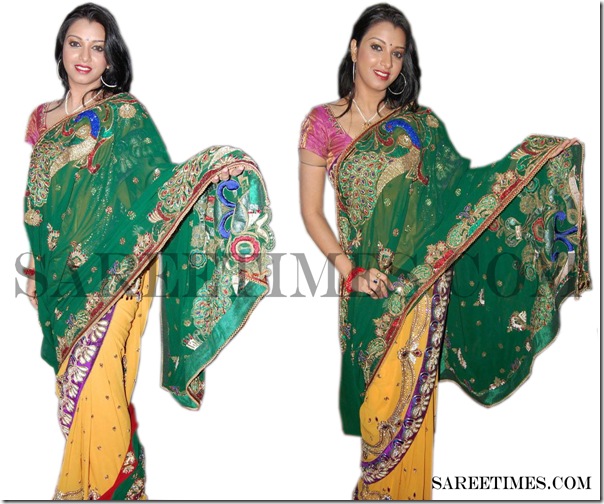 Siddhie_Green_Designer_Saree