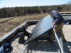 Installation of a 1.6 kilowatt Grid Tie solar array in 2007