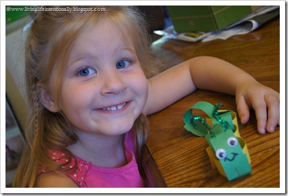 I is for Inchworm Preschool Craft I is for Inchworm Preschool Craft