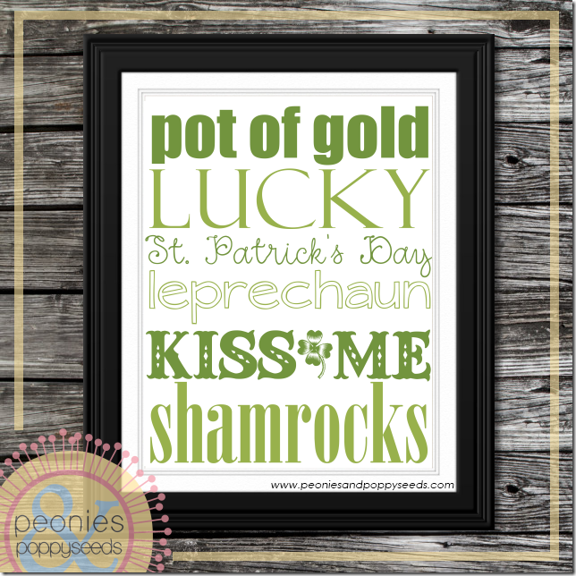 free st. patrick's day subway art copy free st. patrick's day subway art copy