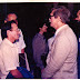 Foto tirada por ocasião do Terceiro Simpósio da Colaboração Pan-Americana em Física Experimental. Outubro de 1987, Rio de Janeiro. Da esquerda para a direita: Bassalo, Moura, Neusa Amato, Salmeron e n.i.