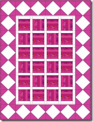 Pink-white-railfence-large-square-on-point