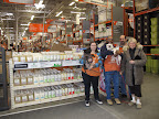 Oh-oh - we were recognized very quickly and the sales associates all wanted photos.  We were so happy to oblige even though Martha said she still had on her workout clothes.