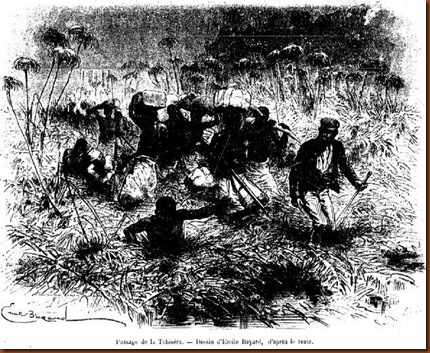 Passage de la Tchiséra. Émile Bayard