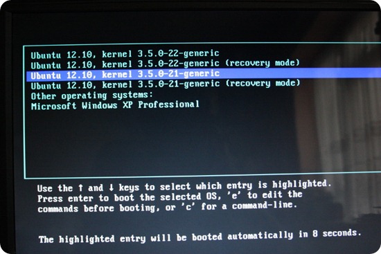 kernel 3.5.0 grub