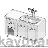 Barové pulty 3D moduly