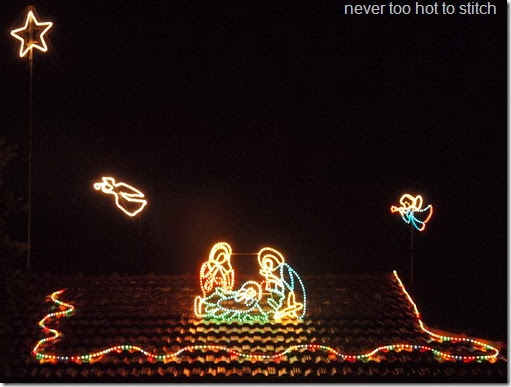 2013 Christmas lights - nativity