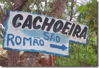 Placa para cachoeira de São Romão, MA