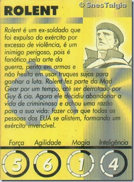 Rolent 2 - Card Street Fighter Zero 2