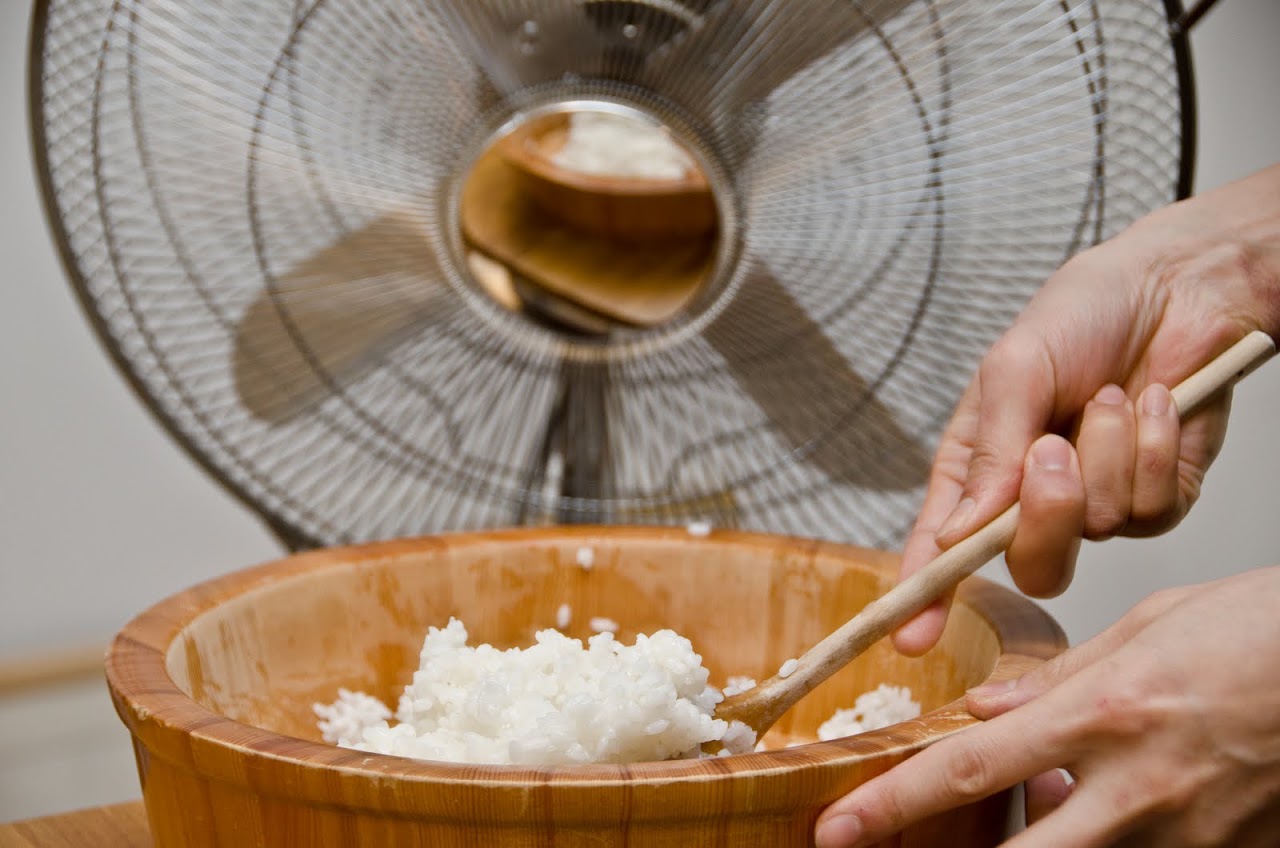 Rice cooling