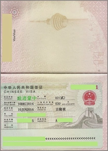 China VISA China VISA
