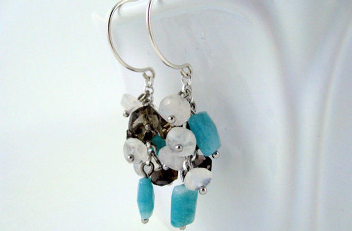 sea flower earrings