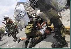 Police-detain-a-protester-023 Police-detain-a-protester-023