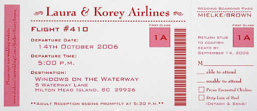 Boarding Ticket Template