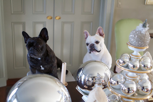 I must say that the silver table decorations are superb!